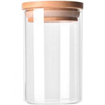 Borosilicate Glass Food Jar with Airtight Lid