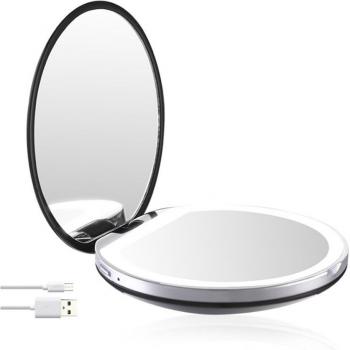 Travel-Friendly 3 Color Makeup Mirror