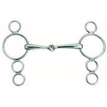 Argento Korsteel 4,5 Morso Bavaglio Olandese