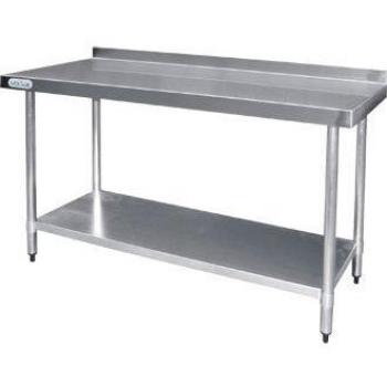 Vogue Stainless Steel Prep Table with Upstand 1500mm