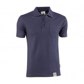 Polo XXL de algodón orgánico color marino