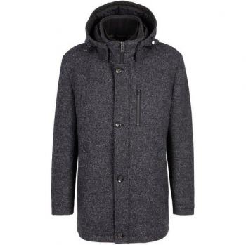 Bugatti Wolljacke mit Kapuze