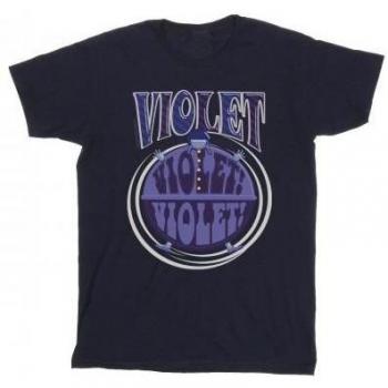 Willy Wonka Boys Violet Color Change Tee 5-6 Years White