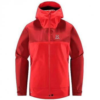 Haglofs Front Proof Jacket XS Poppy Red / Corrosion Female