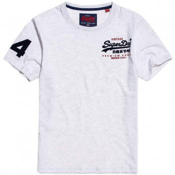 Superdry Herren Pullunder Premium Goods Duo Essntial Tee, Grau, 2XL