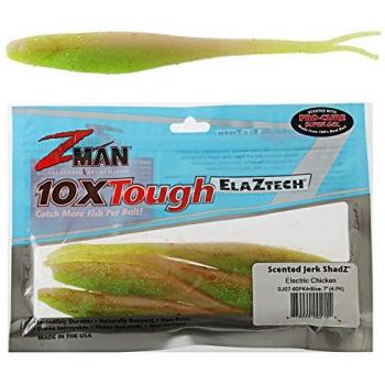 Leurre Zman Jerkshadz 7'' Parfumé Électrique