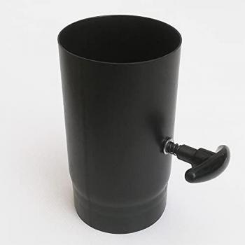 Manicotto 180mm stufa legna con valvola