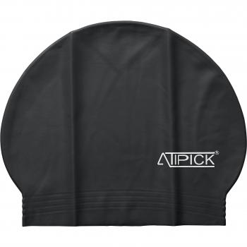 Gorro de Natación de Látex Negro Atipick