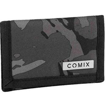 Portafoglio a Strappo 3 Ante, Colore Camouflage Nera – COMIX