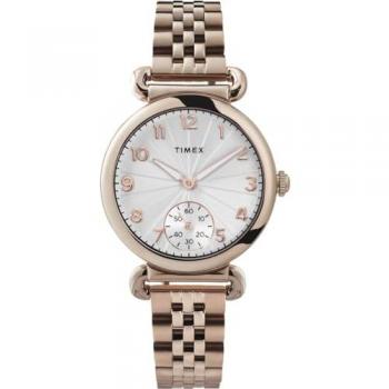 Timex Damen Armbanduhr Model 23 Roségold 33 mm