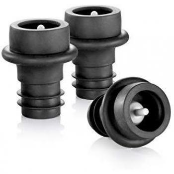 UNO VINO Pumpenstopfen – 3‑er Pack