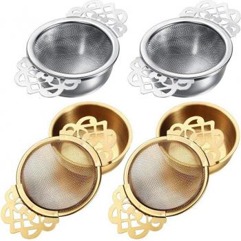 Dual-Wing Stainless Infuser with Built-In Drip Collector
