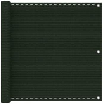 Schermo da Balcone Verde Scuro 90x300 cm in HDPE