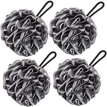 VANZAVANZU Premium Bath Loofah Large 80g Shower Sponge Body Scrubber Mesh Pouf for Men and Women