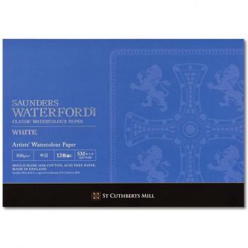 Medium Grain White Watercolor Paper (F10, 300g), 12 Sheets in Box
