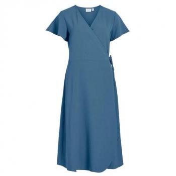 VILA Abito “Lovie” Blu Nebbia