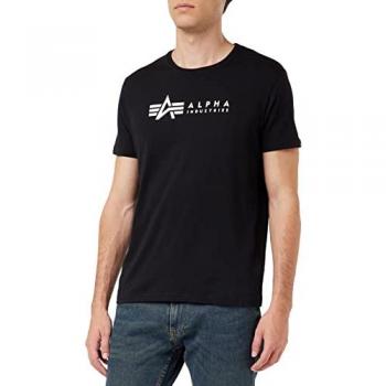 T‑shirt Alpha Industries Black 2-Pack Homme – Manches Courtes, 100 % Coton