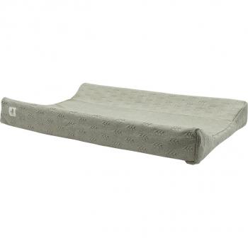 Housse matelas à langer Tricot Grain Olive JOLLEIN