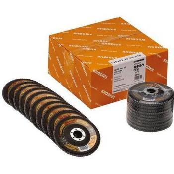Rhodius LSZ F2115 mm K 60 V‑Pack – disques à lamelles (40 pcs)