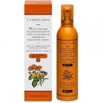 L'Erbolario Aceite de Sol Caléndula y Jojoba SPF 6