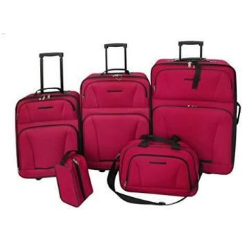 Bagages rouges 5 pièces