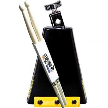 Latin Percussion Cowbell Rock LP009-N Rock Classic mit Drumsticks