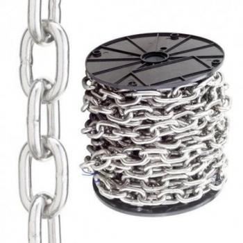 Chaîne 5 mm zinguée en bobine WOLFPACK 56 mètres