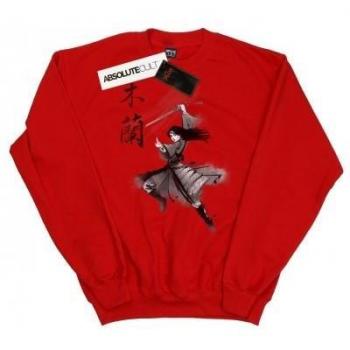 Disney Junge Mulan Schwert‑Tanz Hoodie 9–11 Jahre – Weiß