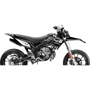 Piattaforma Stage 6 Nero: Kit di Stampa per Derbi X‑Treme 2011‑2017