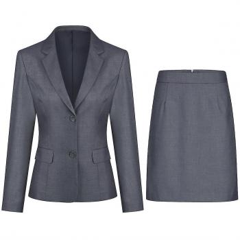 Vestido Profesional Mujer 2 Piezas Gris