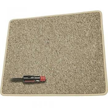 Pro Car Heizteppich 12 Volt, 60x40cm hellbraun