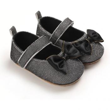 Toddler Princess Bowtie Shoes for 0-18 Months Non-Slip