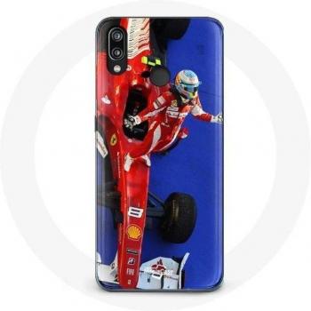 Case Huawei P20 Lite F1 Fernando Alonso Pilota Rossa