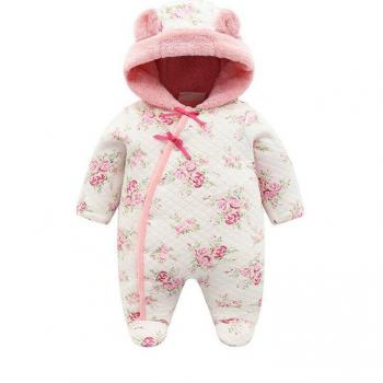 Ropa de invierno para recién nacida, sudadera gruesa con estampado navideño