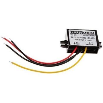 Adaptador de Fuente de Coche 10W, Buck 2A, 24V‑48V