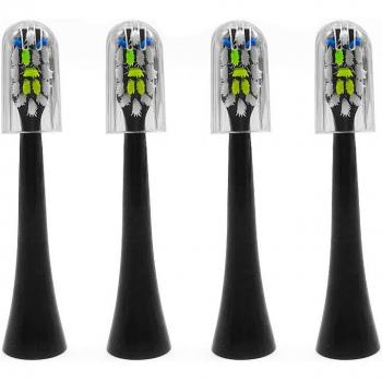 4pcs Soocas X3 Electric Toothbrush Heads with Dust Cover