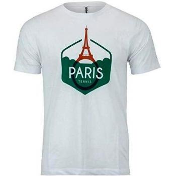 Wilson Paris Tech Herren Tee, weiß, Medium (M)