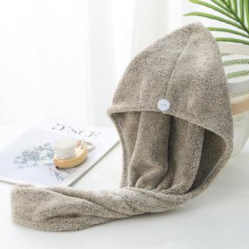 Bamboo Charcoal Fiber Hair Drying Towel