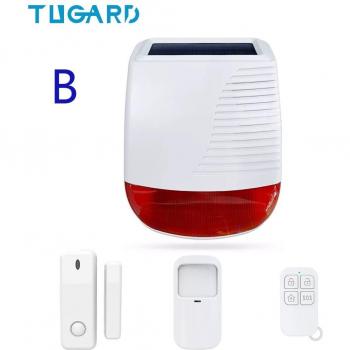 TUGARD SN40 433MHz Solar Alarm Siren Light
