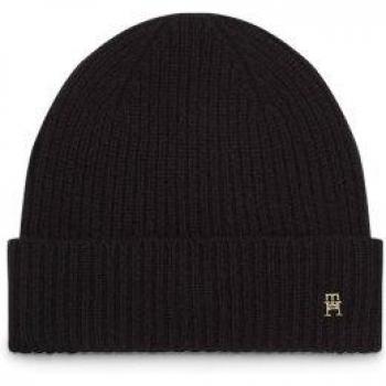 Tommy Hilfiger Ladies Black Cashmere Chic Knit Beanie