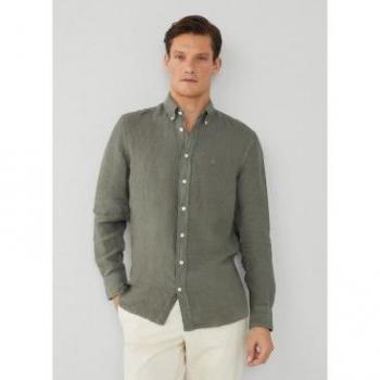 Chemise à manches longues HACKETT 100% lin