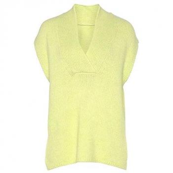 LASCANA Kurzarmpullover mit V-Ausschnitt, Pullunder in Oversize-Form mit Schlitzen