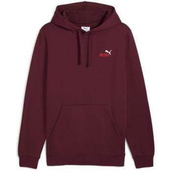 Felpa Con Cappuccio Puma Ess 2 Color Small Fl No. 1 Logo Ruby Shimmer L