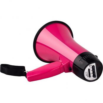 Handheld 25 Watt Bullhorn with Siren and Speaker for Tours