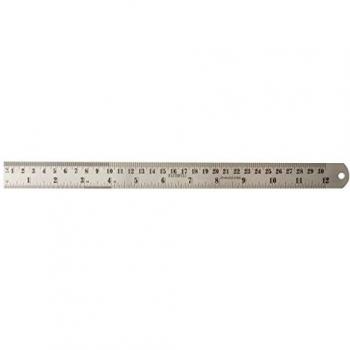 Faithfull Stainless Steel Rule 12 / 300mm