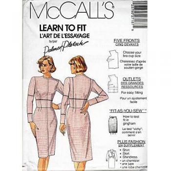 M2718 Gingham Check Fitting Shell – Size 14