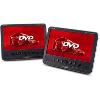 MPD278 7” Compact DVD Player, Built‑In Speakers, Headrest Strap