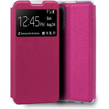 Pochette protectrice rose unisette à rabat pour Xiaomi Redmi Note 10 Pro