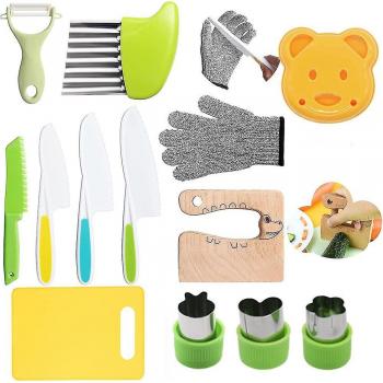 Couteaux Éducatifs en Bois pour Jeunes Chefs