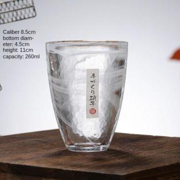 Taza de té hecha a mano con diseño de nubes, vidrio japonés, 1 unidad